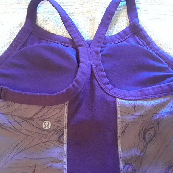 Lululemon Purple Peacock Tank *rare* - Picture 2 of 6